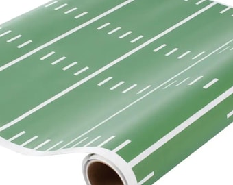 Camino de mesa con temática de fútbol americano - 9 metros y 50 cm de ancho - Fiesta de fútbol americano - Papel de regalo - Fiesta de campeonato - Fiesta de cumpleaños de primer año