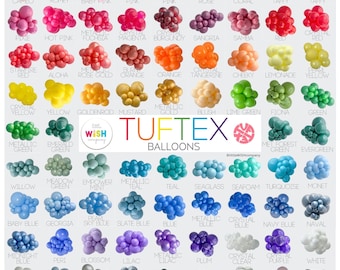 17 Inch Tuftex Latex Balloons - Package 6