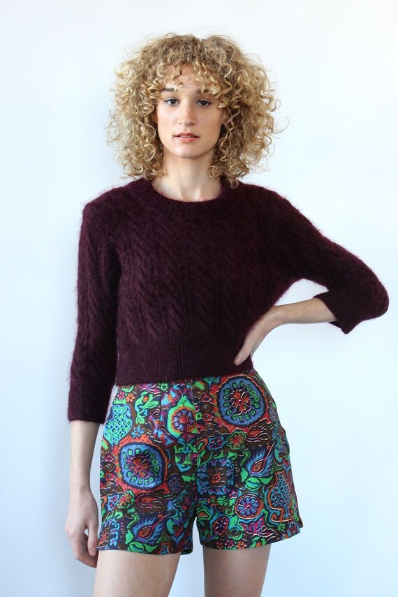 Baroque Broadcloth Shorts S • 70s Shorts • Vintage