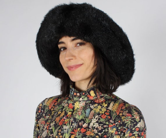 Faux Fur Bucket Flip Hat