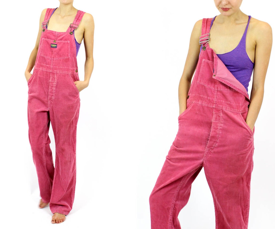 Corduroy overalls S PINK Osh Kosh B'gosh women's Etsy