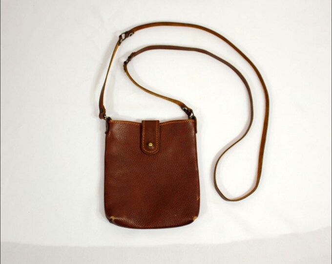 Long Strap Crossbody Leather Pouch / Simple & Modern Etsy