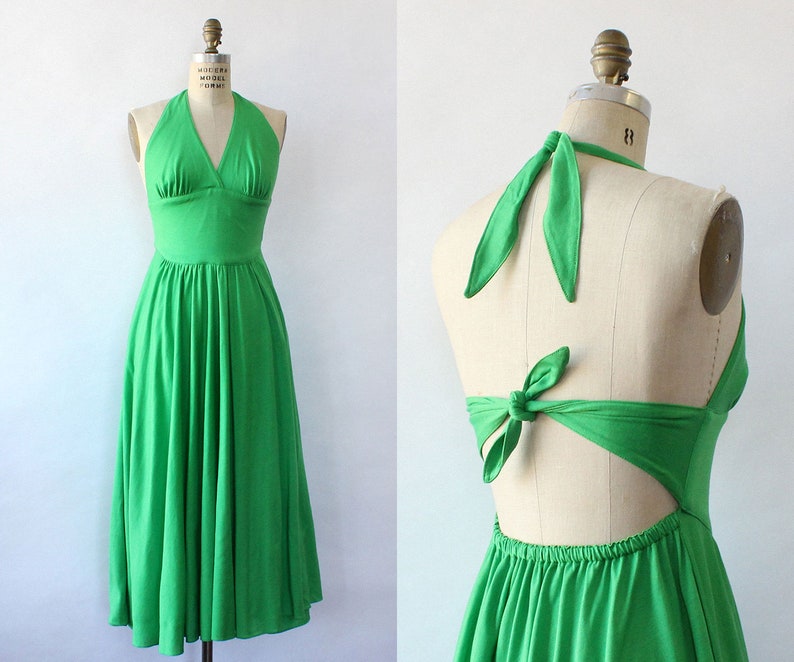 m and s green dress