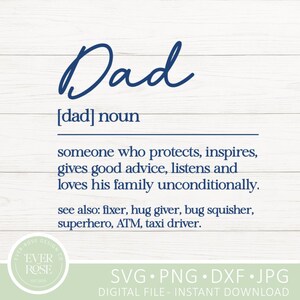 Papa Definition digitale Datei (svg, png, jpg, dxf)