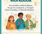Teen Social Anxiety Workbook | Confidence Building Activities for Teens | Mental Health & Coping Skills PDF