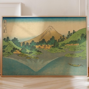 Póster de La Gran Ola de Hokusai – Serie n.° 35 | Impresión de bellas artes japonesas con calidad de museo | Decoración de pared sin marco | Regalo de decoración para el hogar y la oficina