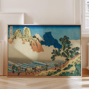 Póster de La Gran Ola de Hokusai – Serie n.° 42 | Impresión de bellas artes japonesas con calidad de museo | Decoración de pared sin marco | Regalo de decoración para el hogar y la oficina