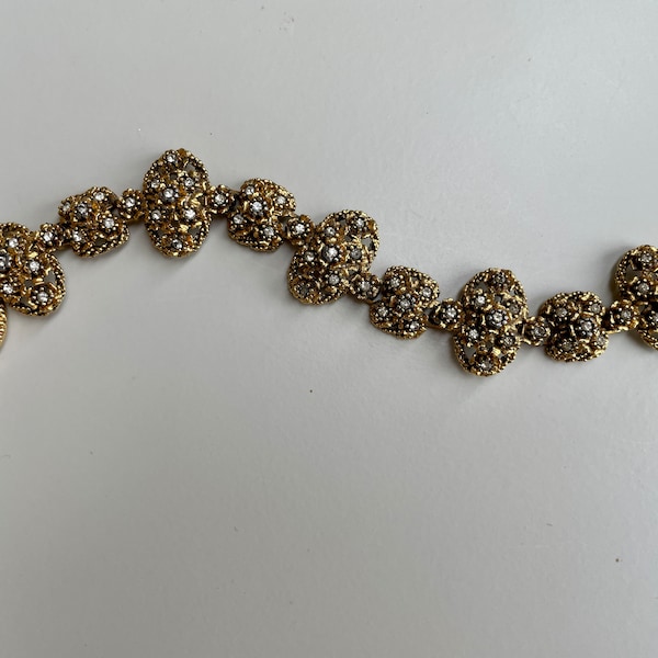 1960s Celebrity N.Y. Rhinestone Bracelet