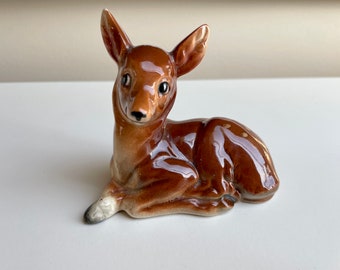 1950s Japan Ceramic Spotted Deer