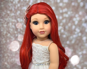 red doll wig