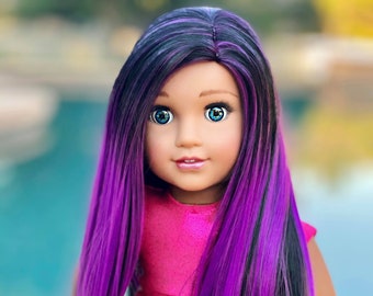 etsy american girl doll wigs