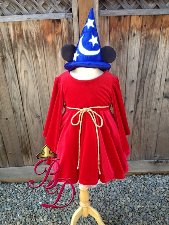 Items similar to Bbeauty Baby Sorcerer Mickey Inspired Babydoll Style ...