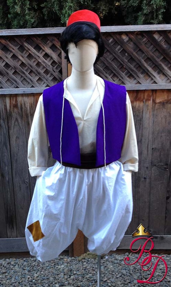 Adult aladdin costume top