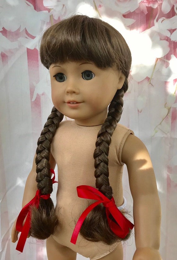 Molly Replacement Wig For American Girl Doll Braided Pigtails