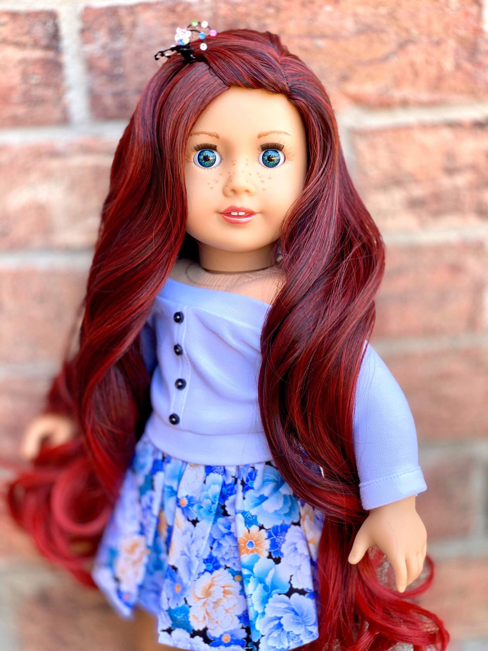 Premium Lux Doll Wigs Katie in Cherry Cola Etsy