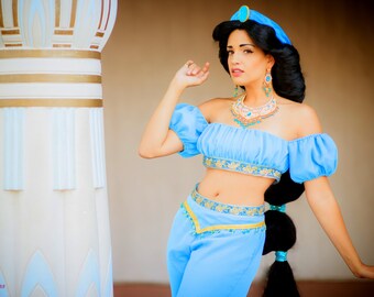 Custom Jasmine Costume Version D Princess Couture Adult Screen