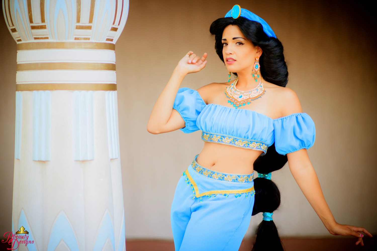 Disney Aladdin Women's Jasmine Costume | Adult | Womens | Blue | Xs | Fun Costumes