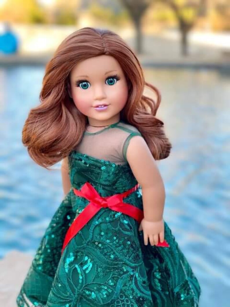 Kiki in Auburn Short Replacement Wig for American Girl Doll