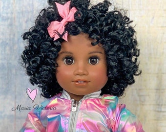 afro doll wig
