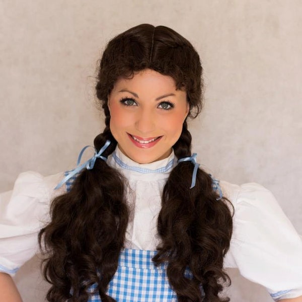 Dorothy Wizard of Oz Wig Screen Quality Couture Styled