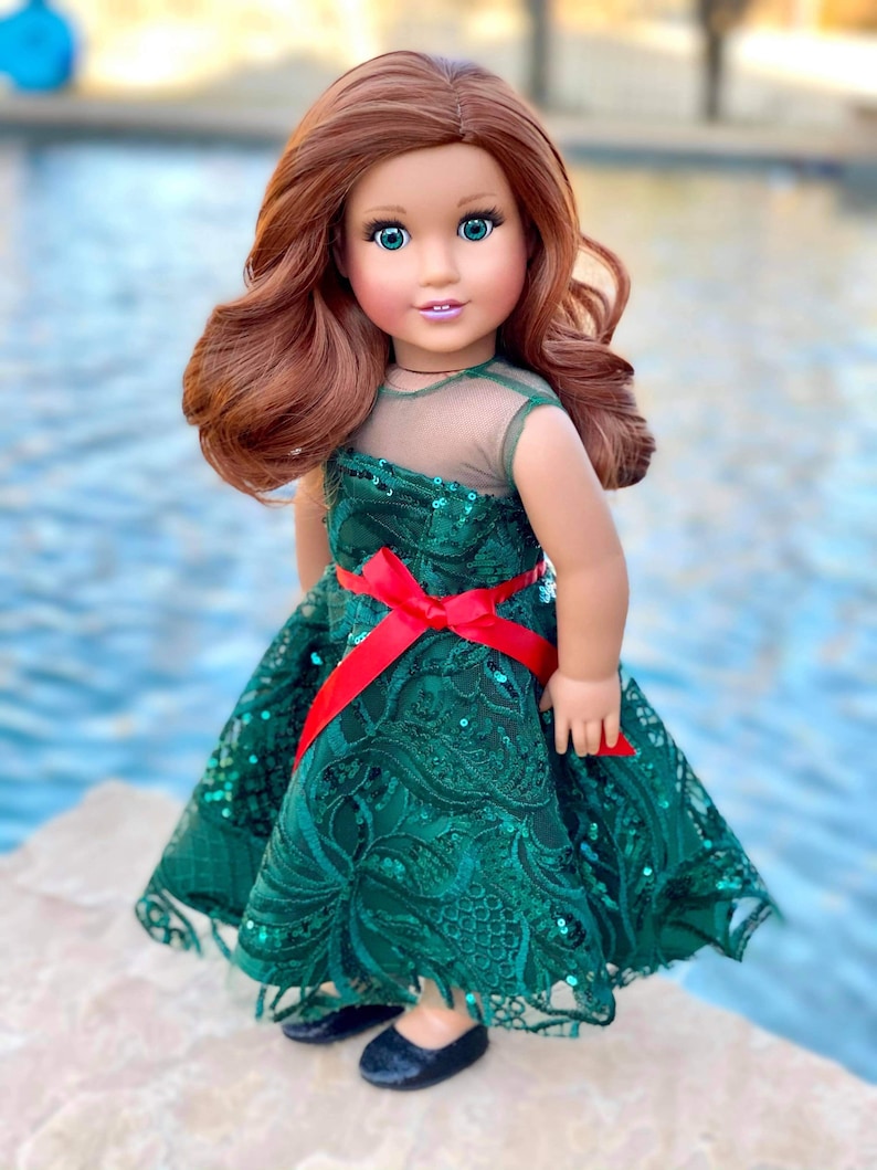 Kiki in Auburn Short Replacement Wig for American Girl Doll