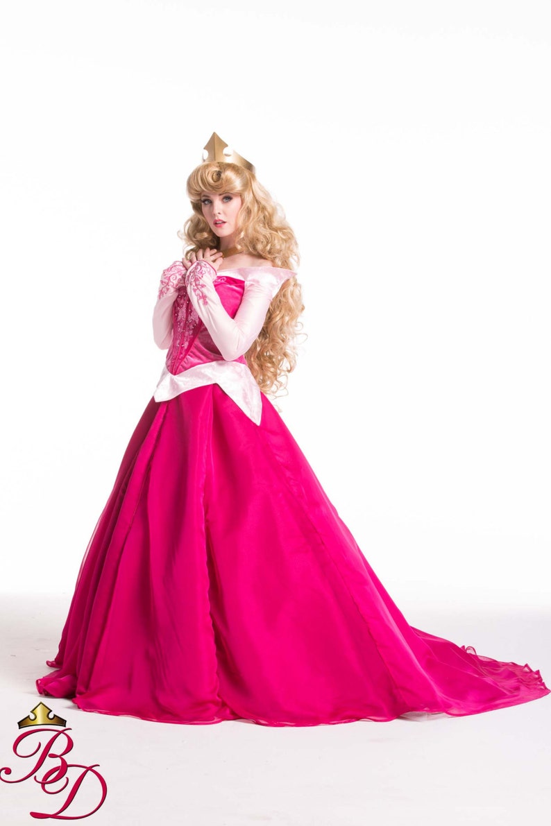 Fantasy Sleeping Beauty tribute Gown Pink Screen Etsy