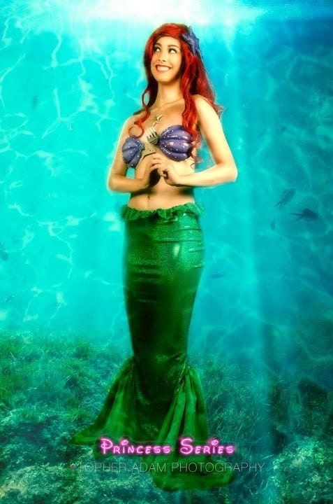 Ariel Bra Costume Only the Little Mermaid 