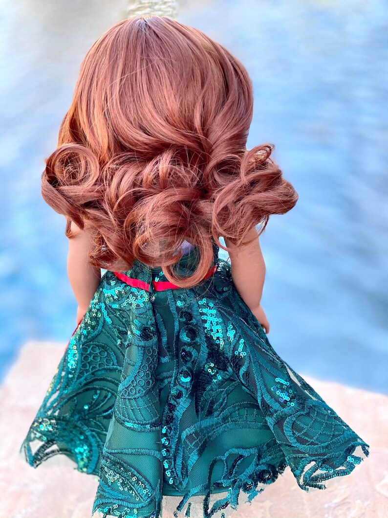 Kiki in Auburn Short Replacement Wig for American Girl Doll