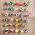 Hawaiian Summer Shoe Charms - Beach Party Charms for shoes clogs - Clog Charm Pin Badge - Handmade Charms for gift - Birthday Gift