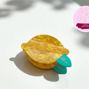 Fruit Claw Clip | Cute Hairpin for Girls | Strawberry Lemon Accessory | Colorful Banana Detail Design | Fun Women’s Styling Gift