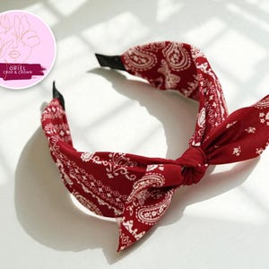 Cotton Boho Headband | Floral Print Hair Wrap | Soft Wide Hairband for Women | Casual Turban Style | Retro Ethnic Head Accessory