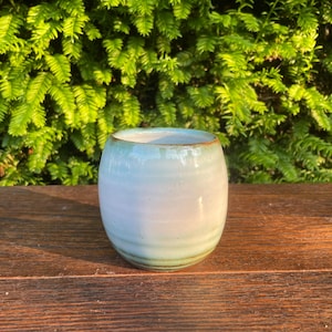 Handmade Stoneware Bowl | Small Green Glazed Ceramic Bowl by Richard Pratley | Oven & Dishwasher Safe Rustic Pottery