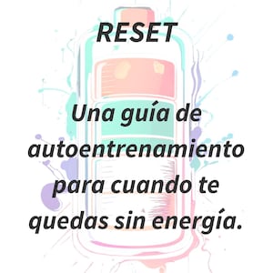 RESET – Guía de auto-coaching para el agotamiento | Diario de bienestar mental | Descarga instantánea PDF