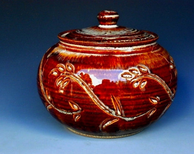 Ceramic Lidded Jar Etsy