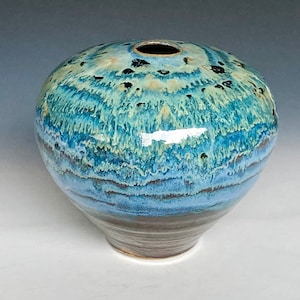 Pottery Vase Stoneware Flower Vase Handmade Ceramic Vase A