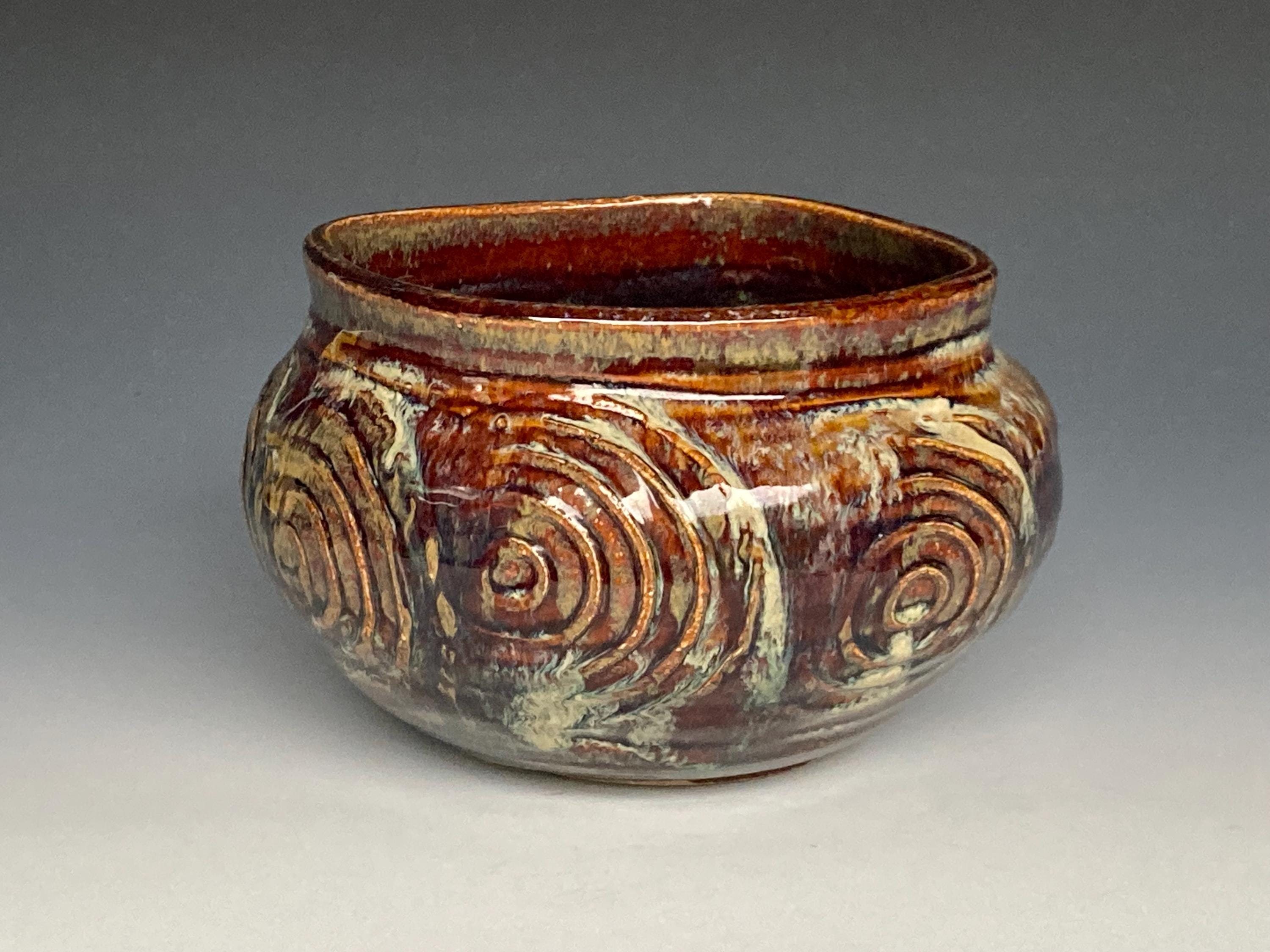 Stoneware Ceramic Bowl Pottery Serving Bowl A