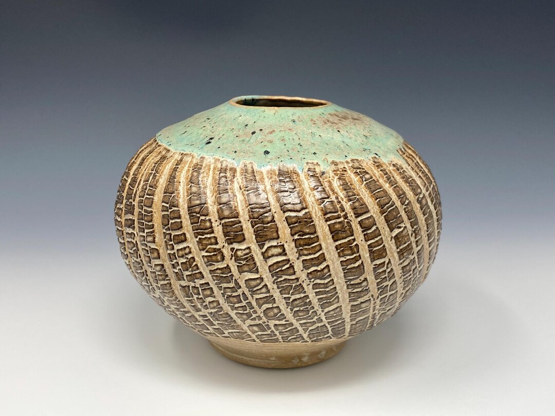 Pottery Vase Stoneware Flower Vase Handmade Ceramic - Etsy