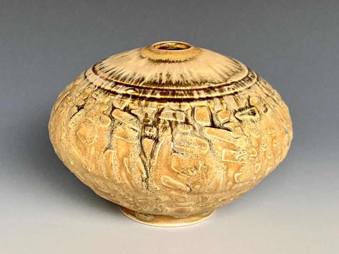 Pottery Vase Stoneware Flower Vase Handmade Ceramic - Etsy