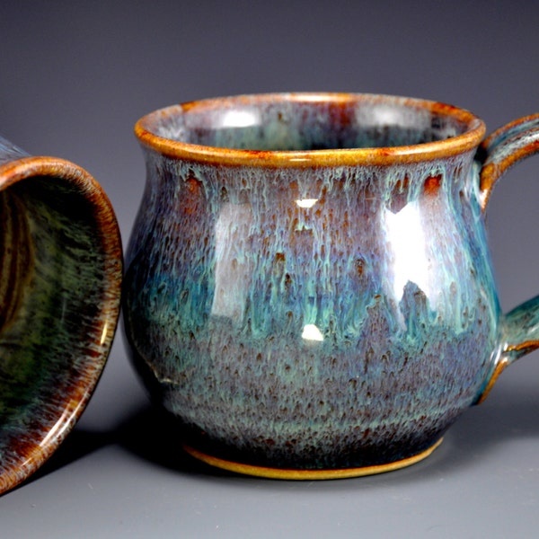 Mug Ceramic Coffee Cup Night Sky Glaze