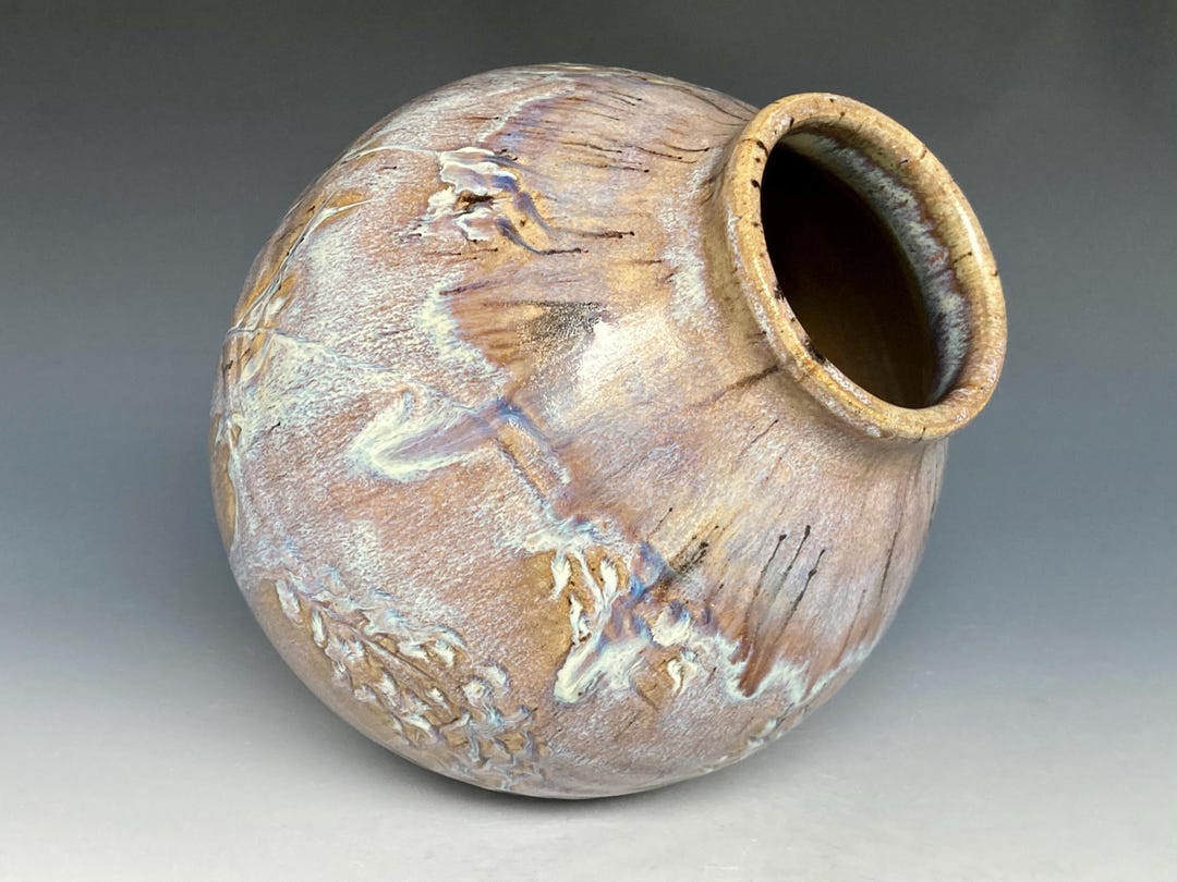 Handmade Stoneware Pottery Vase: Ceramic Flower Vase - Etsy