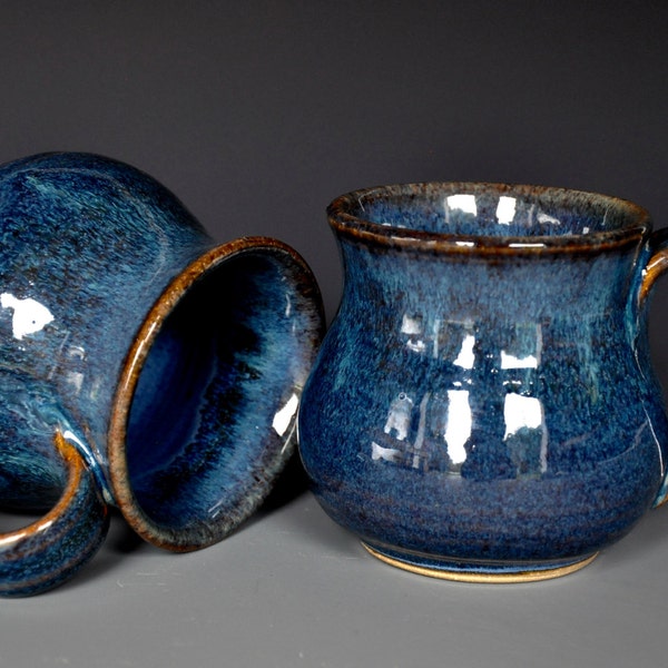 Ceramica blu Mug tazza di caffè in ceramica gres porcellanato Mug Midnight Blue