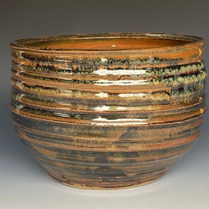 Pottery Planter Vase Stoneware Flower Vase Handmade Ceramic Vase A