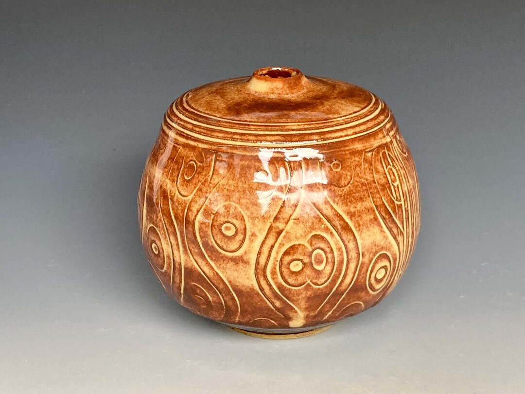 Handmade Stoneware Pottery Vase: Ceramic Flower Vase - Etsy