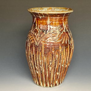 Pottery Vase Stoneware Flower Vase Handmade Ceramic