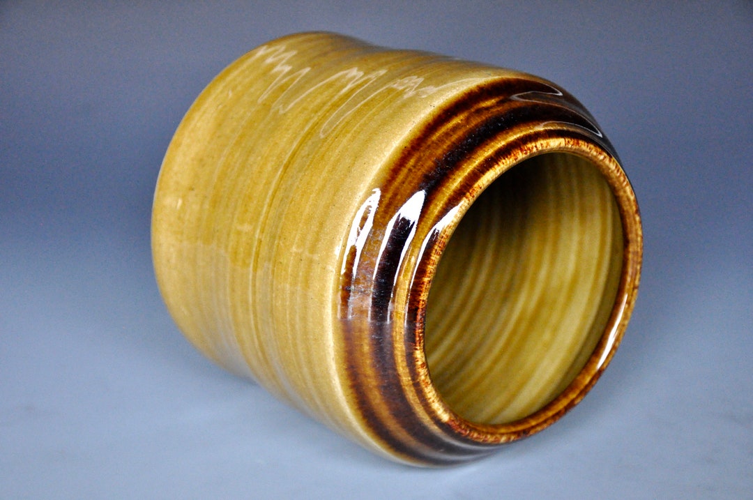 Stoneware Flower Vase Handmade Ceramic Vase Pottery A - Etsy