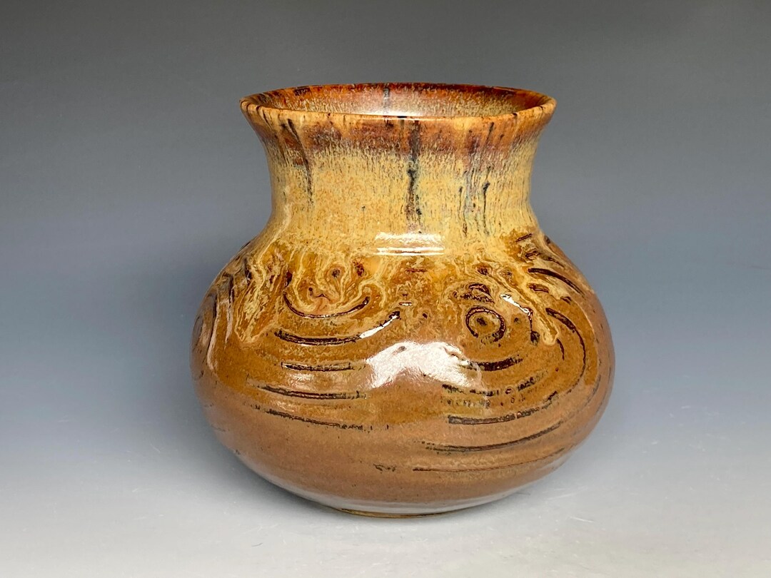 Pottery Vase Stoneware Flower Vase Handmade Ceramic - Etsy
