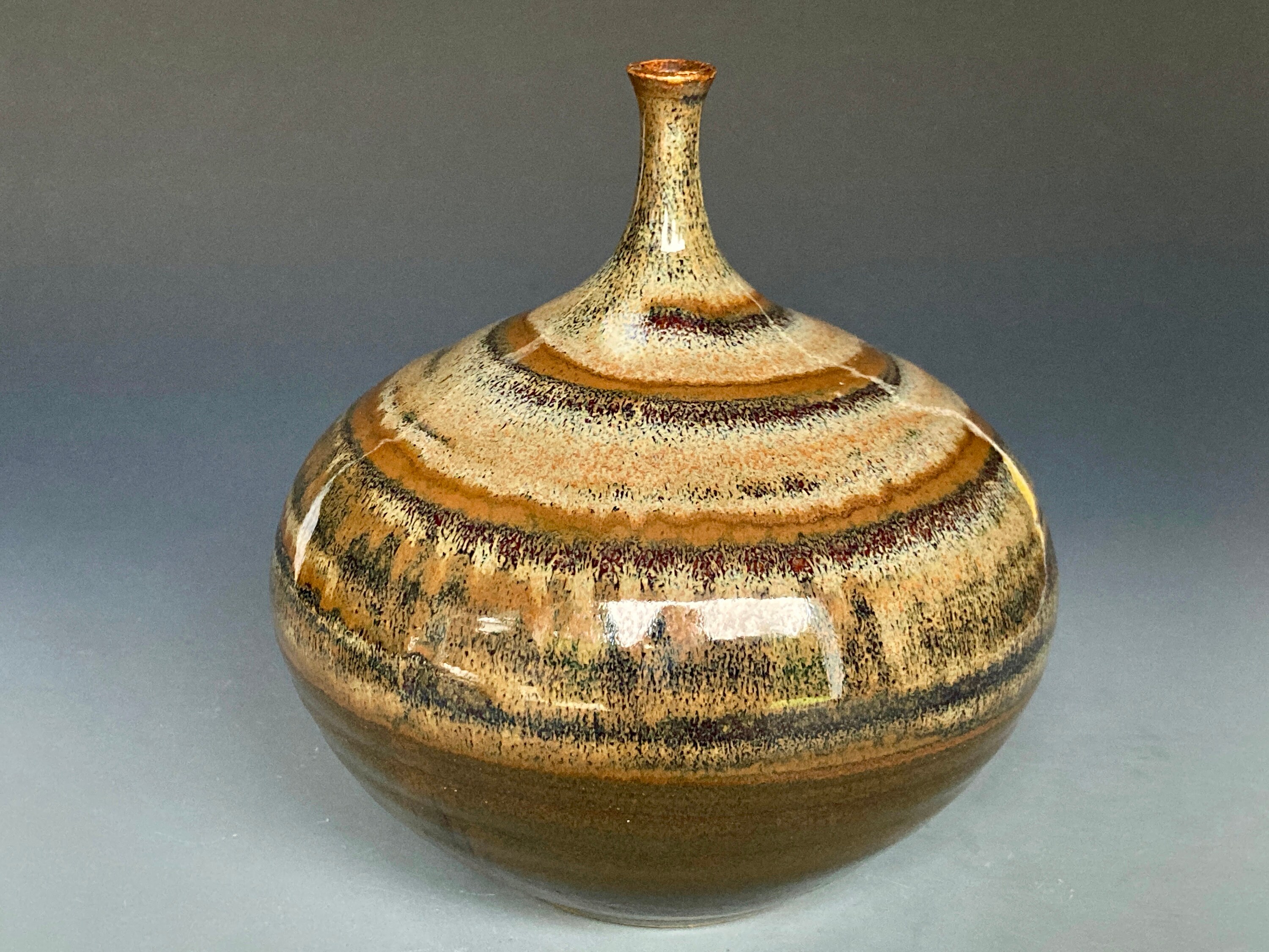 Pottery Bud Vase Stoneware Flower Vase Handmade Ceramic Vase A Etsy