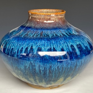 Pottery Vase Stoneware Flower Vase Handmade Ceramic Vase A