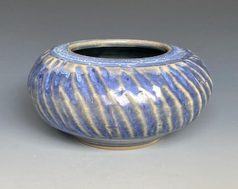 Vaso in ceramica, vaso in gres, vaso per fiori, ceramica fatta a mano
