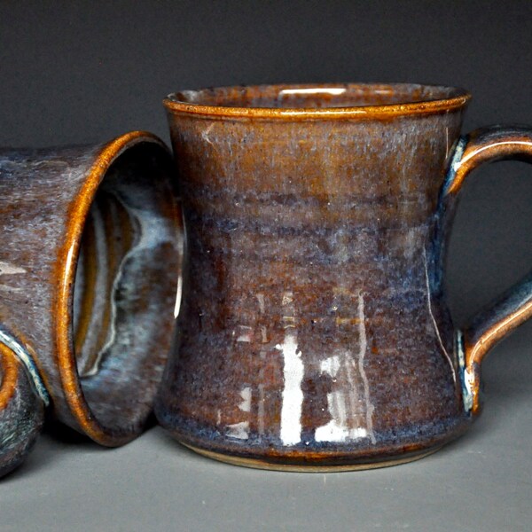 Pottery Mug Stoneware Ceramic Coffee Cup Handmade Mug Amber Rose